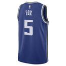De'Aaron Fox Sacramento Kings Unisex 23/24 NBA Jersey - Blue - City Edition