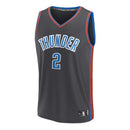 Shai Gilgeous-Alexander Oklahoma City Thunder 2023 Fastbreak Unisex NBA Jersey - City Edition - Anthracite